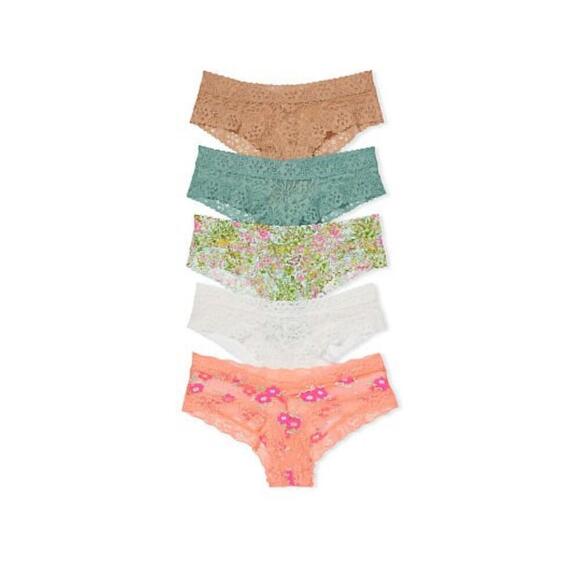 Victoria's Secret 5-Pack Lacie Cheeky Panties - Picture 1 of 1